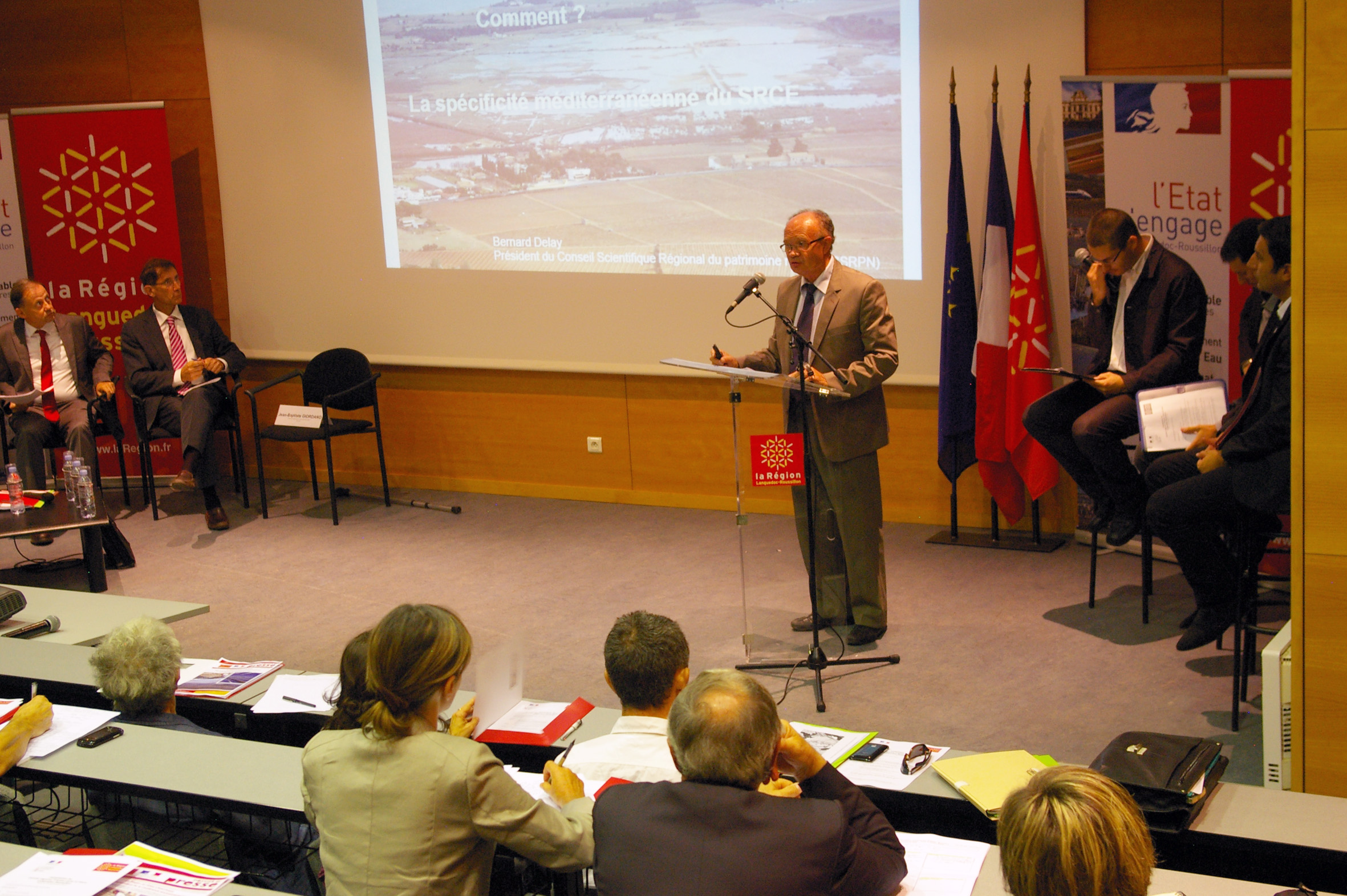Intervention du président du CSRPN Languedoc-Roussillon © CCNBT