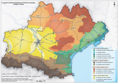 Ensembles et familles de paysages en Occitanie