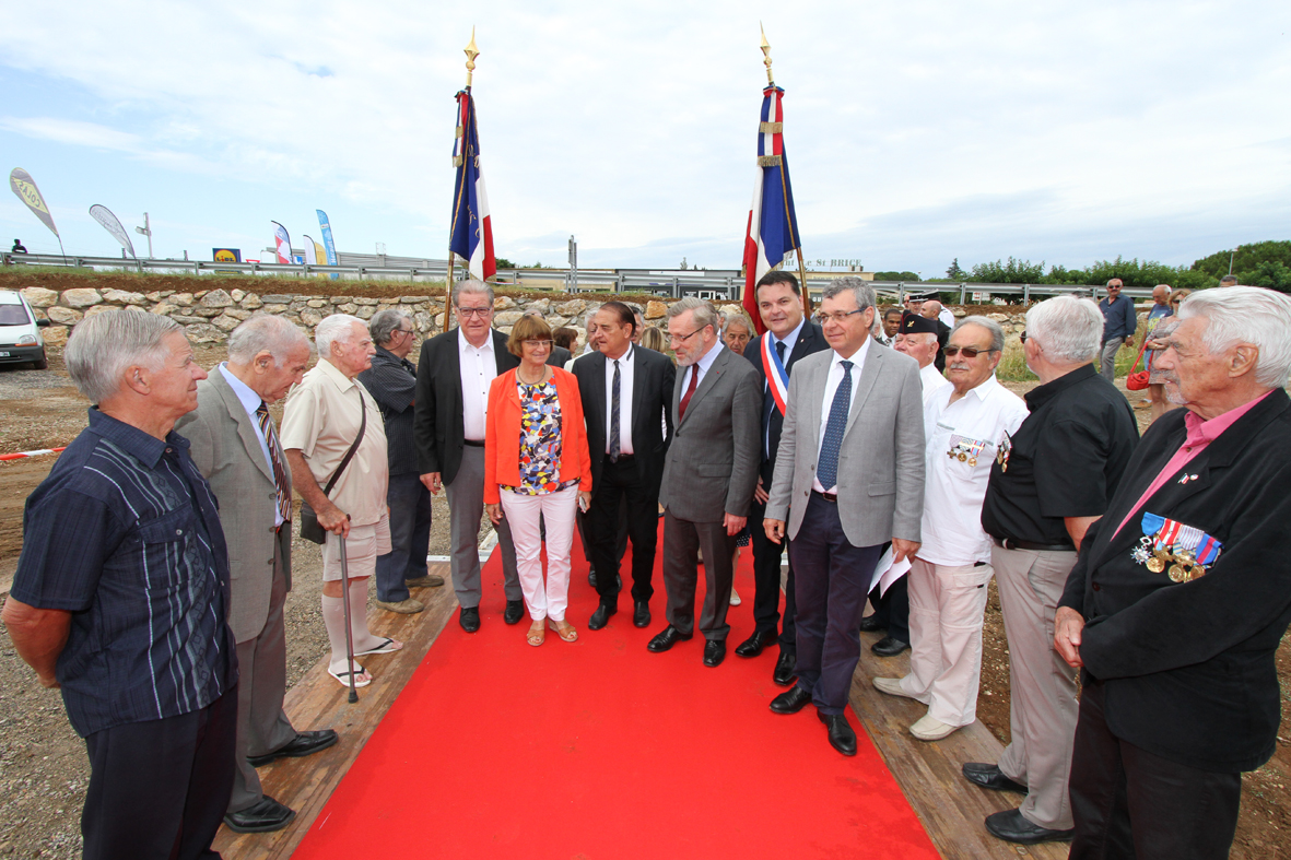 arrivée des officiels
