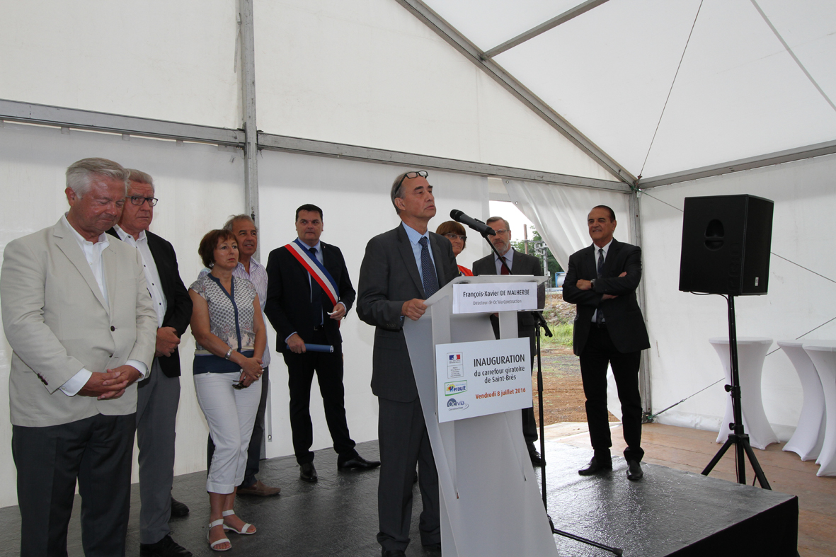 discours de FX. de Malherbe, directeur général d'Oc'Via Construction