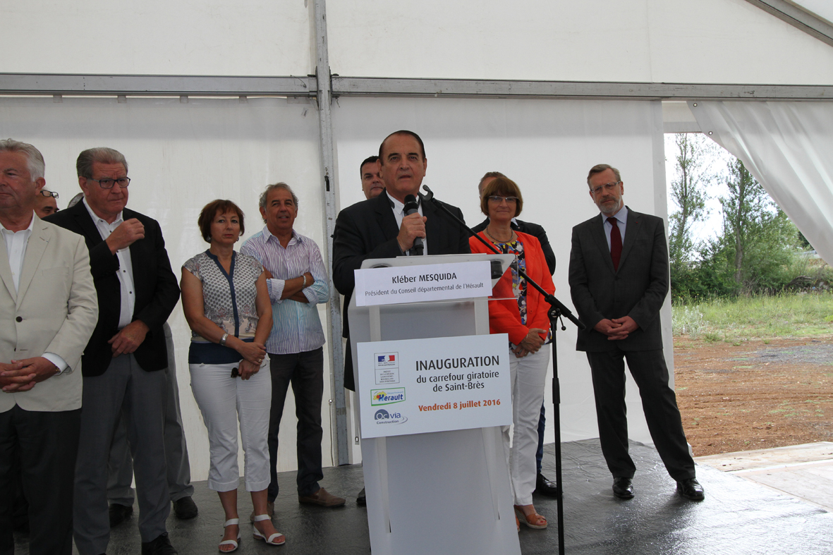 discours de K. Mesquida, président du Conseil départemental 34