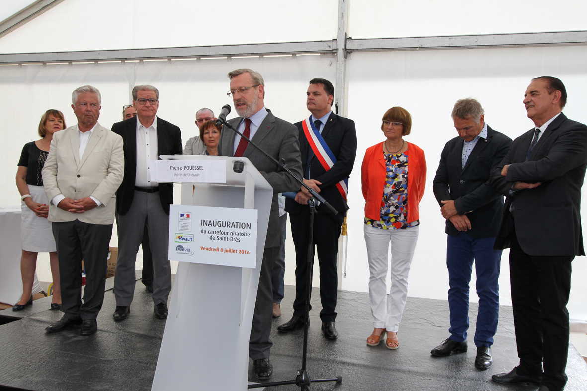 discours de P. Pouëssel, préfet de l'Hérault