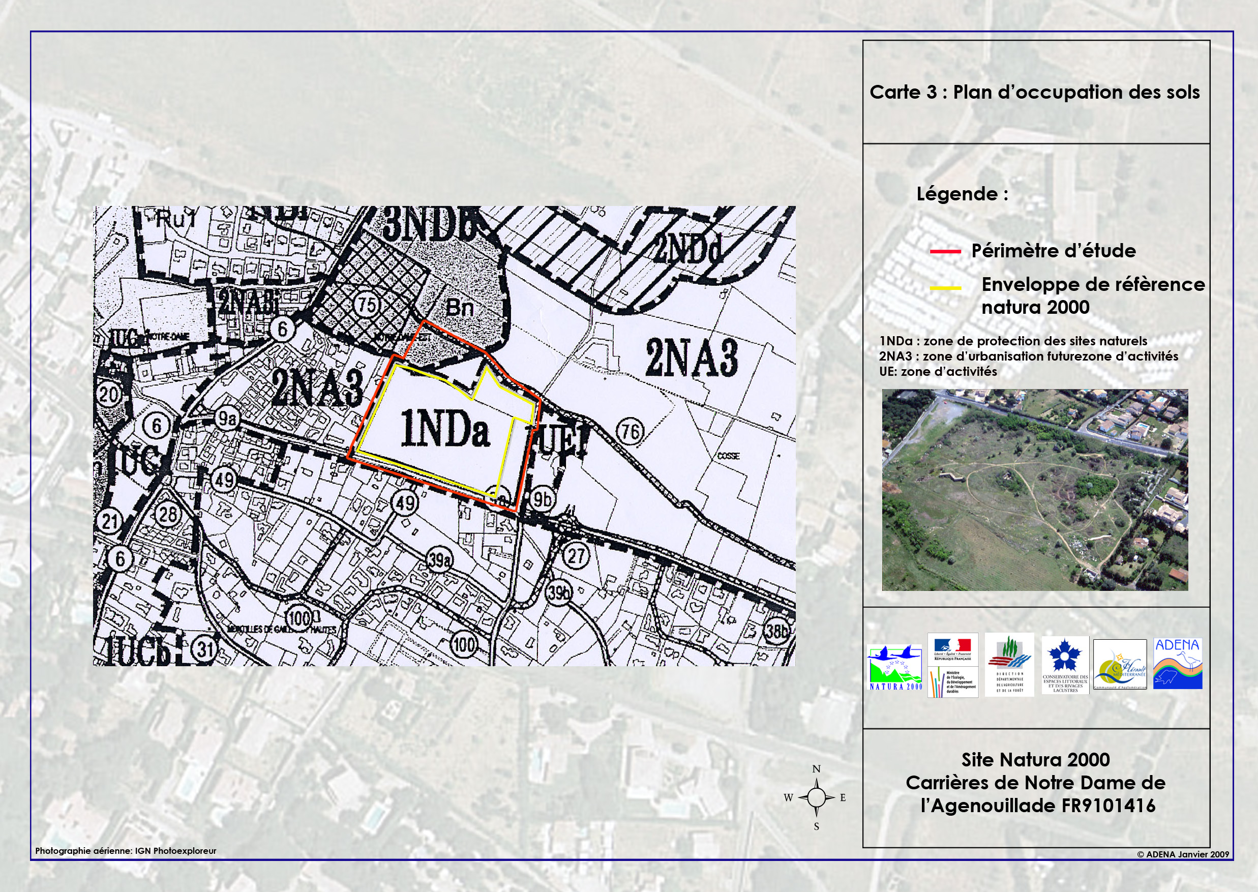 Carte 3 Plan d'occupation des sols