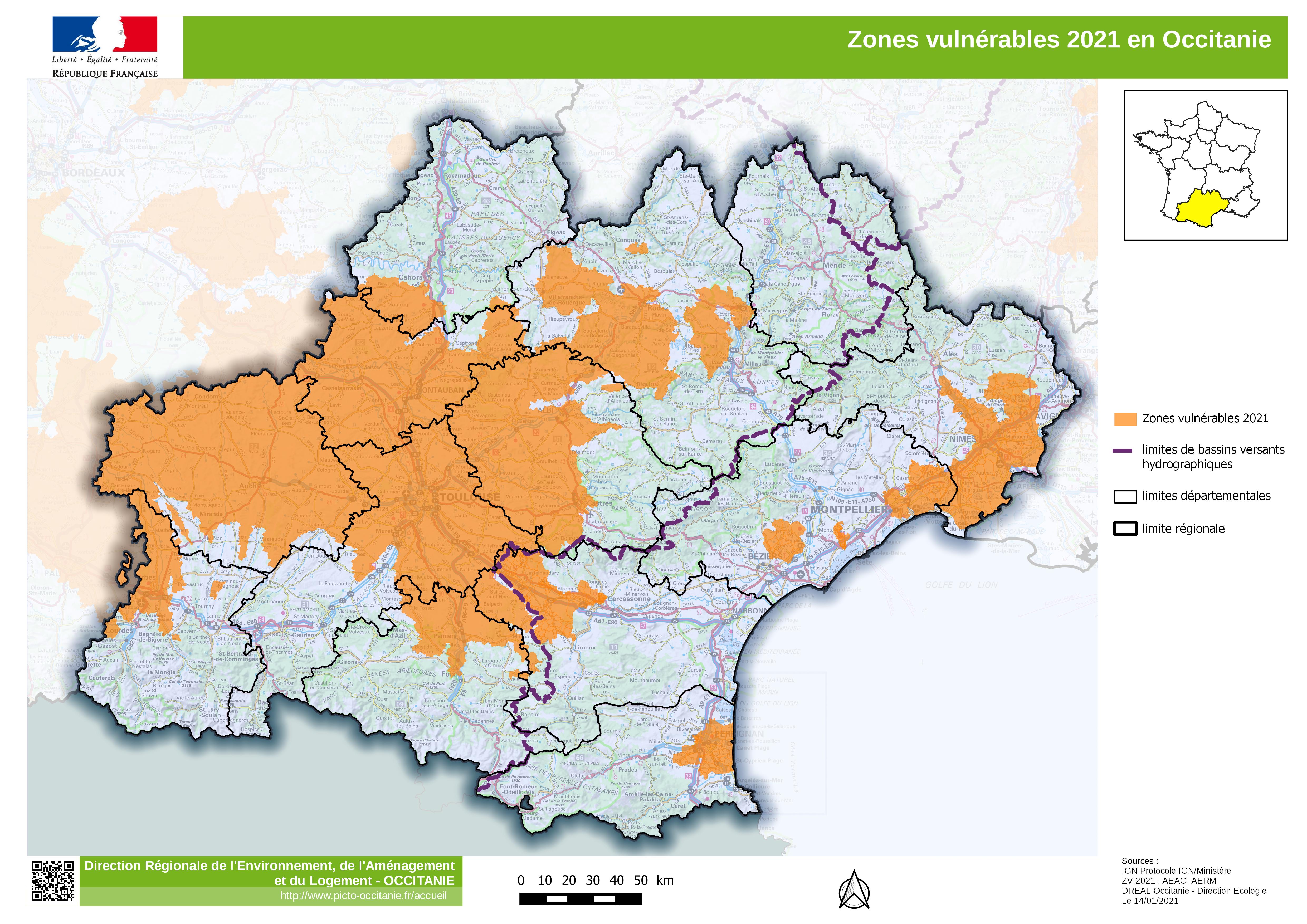 carte-zones-vulnerables-occitanie